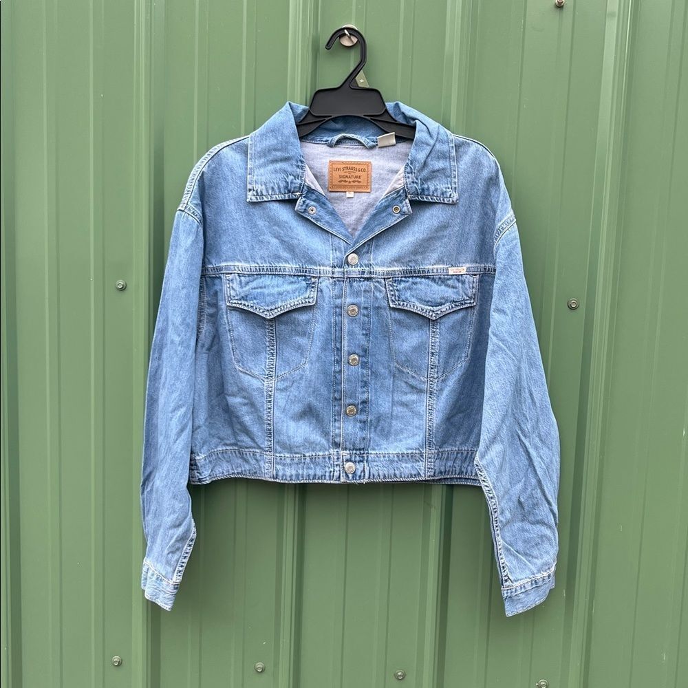 Women’s Levi’s Way Out West Vintage Easy Trucker Denim Jacket Size XL